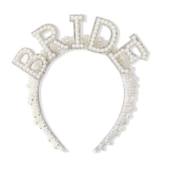 Bride pearl headband - Picture 2 of 7